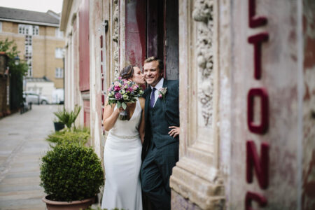 James & Nina's Wilton Music Hall London Wedding Photography