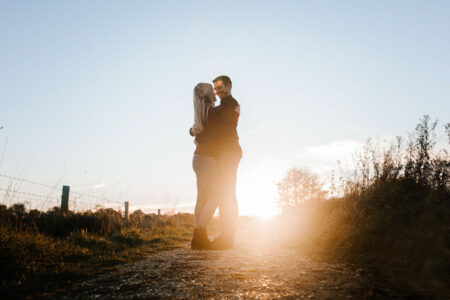 Surrey Engagement Photography at Waverley Abbey