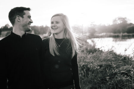 Surrey Engagement Photography at Waverley Abbey