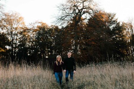 Surrey Engagement Photography at Waverley Abbey