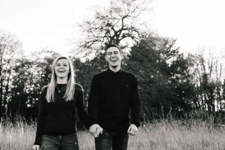 Surrey Engagement Photography at Waverley Abbey