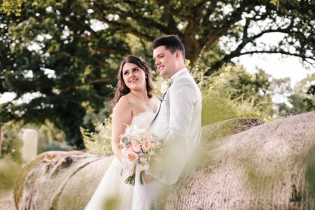 Summer wedding photography at Hook House Farm in Surrey