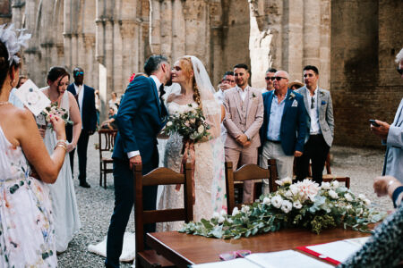 Real Wedding at Abbey San Galgano Tuscany by Fresh Shoot Studios
