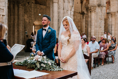 Real Wedding at Abbey San Galgano Tuscany by Fresh Shoot Studios