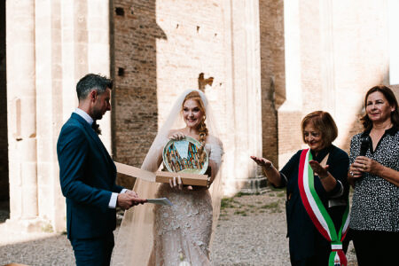 Real Wedding at Abbey San Galgano Tuscany by Fresh Shoot Studios